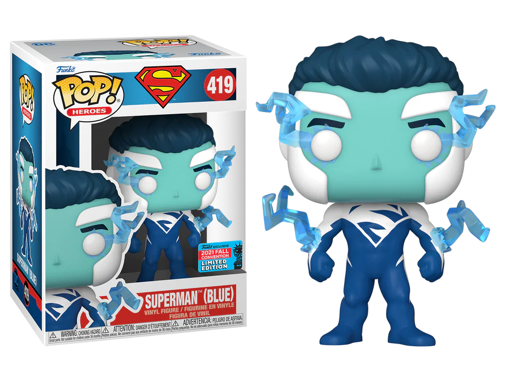 Superman - Superman (Blue) - 2021 Fall Convention Edition - Pop! Vinyl Figure