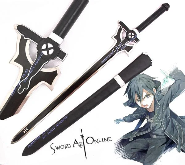 Sword Art Online Kirito Swords Cosplay Set - Image 2