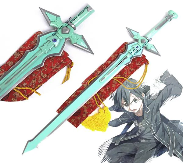 Sword Art Online Kirito Swords Cosplay Set - Image 3