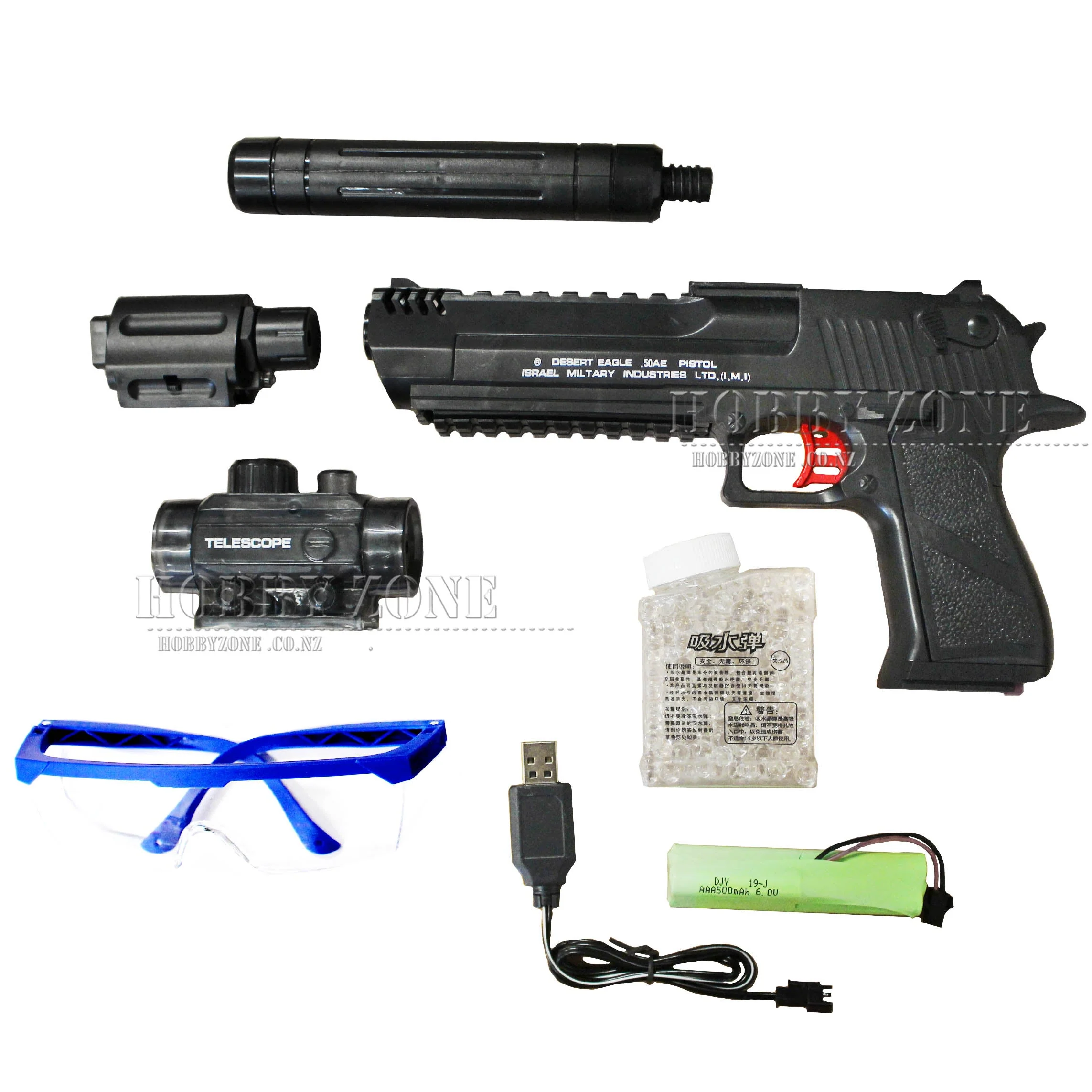 "Tapioca Pearls" Desert Eagle Evolution Gel Ball Blaster [ID Check R18 + Requires Any One Membership: Airsoft, Paintball, or NZDA] - Image 2