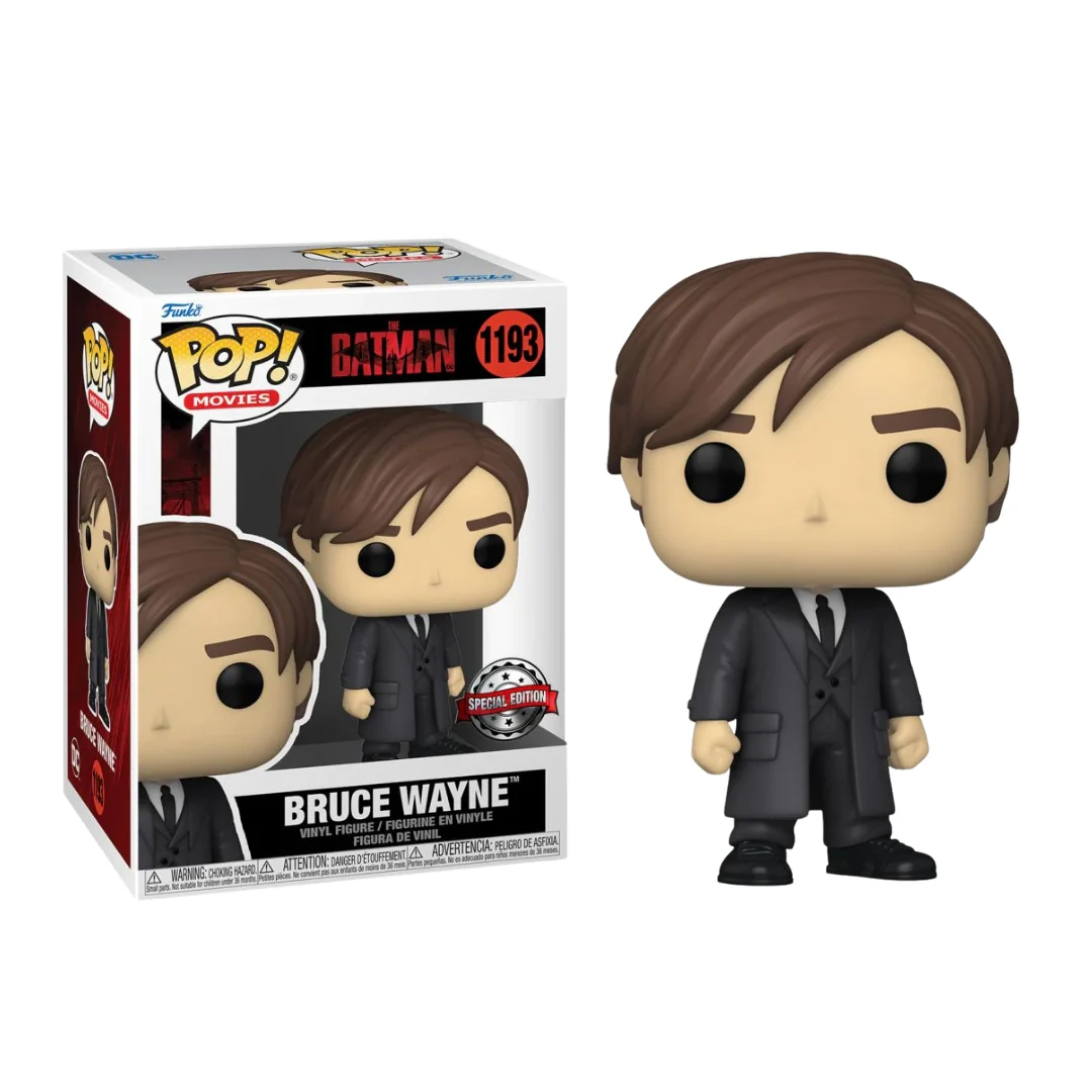 The Batman – Bruce Wayne in Black Coat Pop! Vinyl Figure