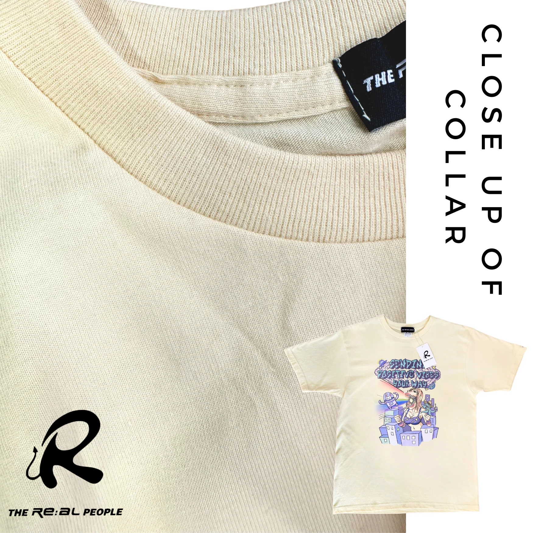 The Real People Octopus Cowboy- Positive Vibes Sending Your Way T-shirt - Image 3