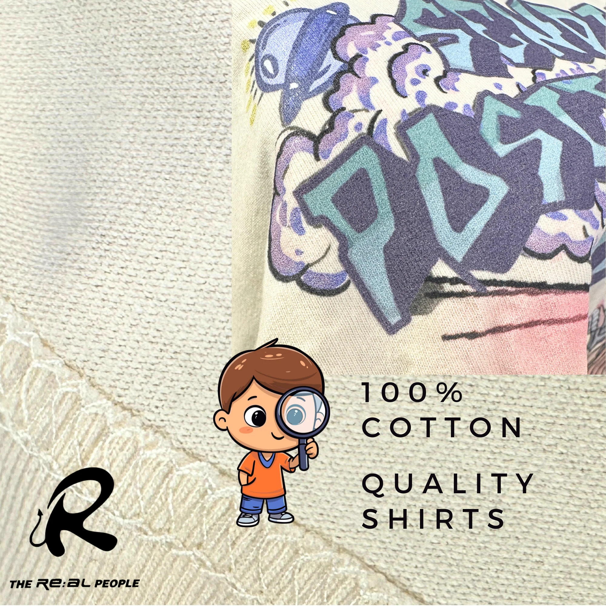 The Real People Octopus Cowboy- Positive Vibes Sending Your Way T-shirt - Image 4