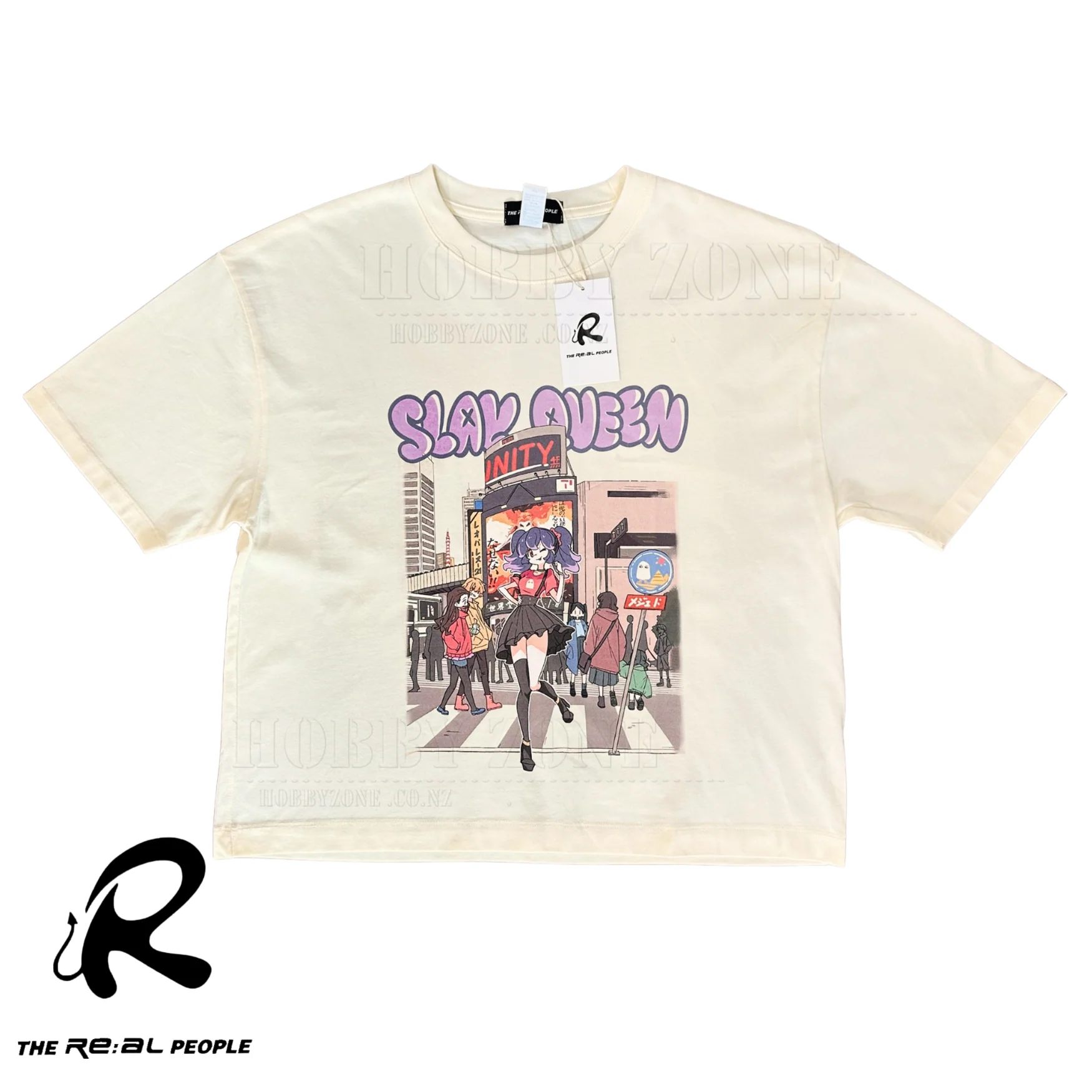 The Real People Slay Queen Crop Tee