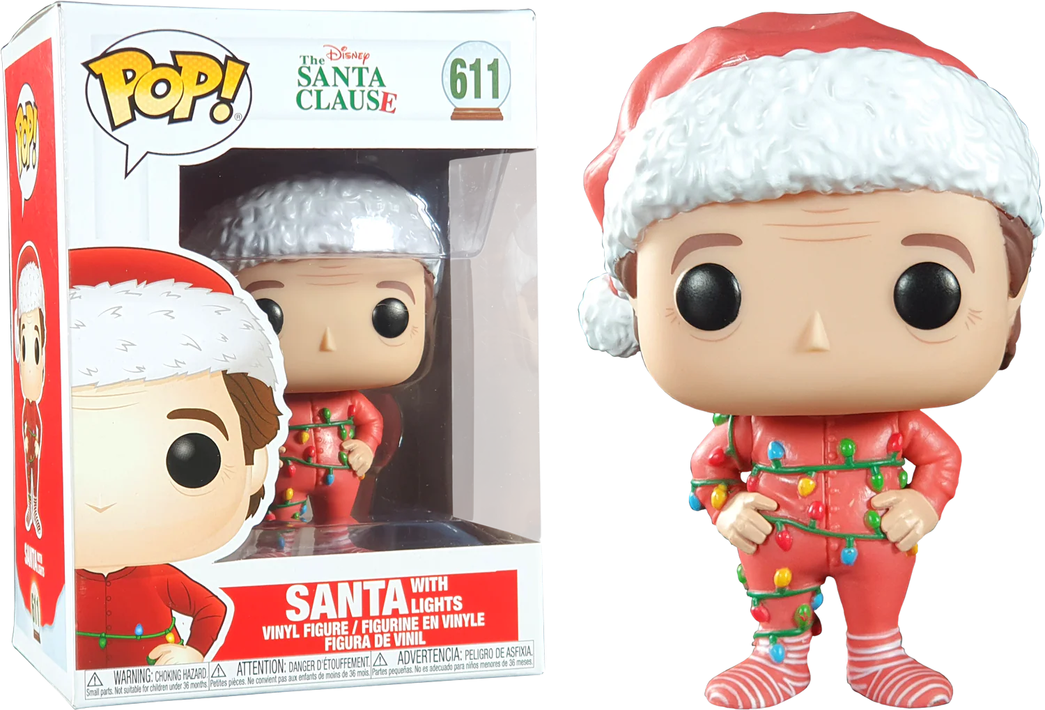 The Santa Clause (1994) - Santa with Lights Pop! Vinyl Figure