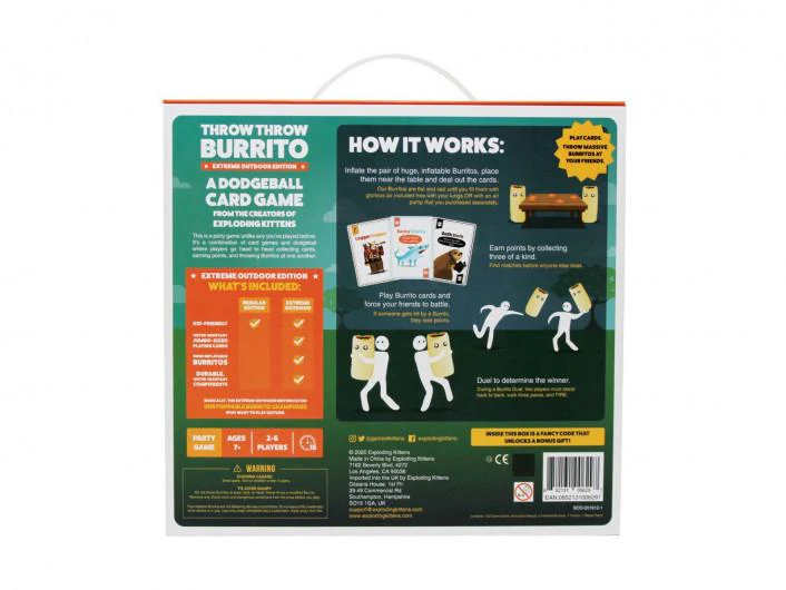 Throw Throw Burrito Extreme Outdoor Edition - Card Game - Image 3