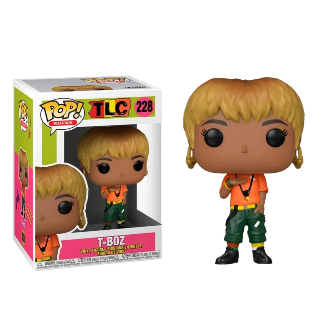 TLC – T-Boz in Iconic Orange Top and Green Pants Pop! Vinyl Figure