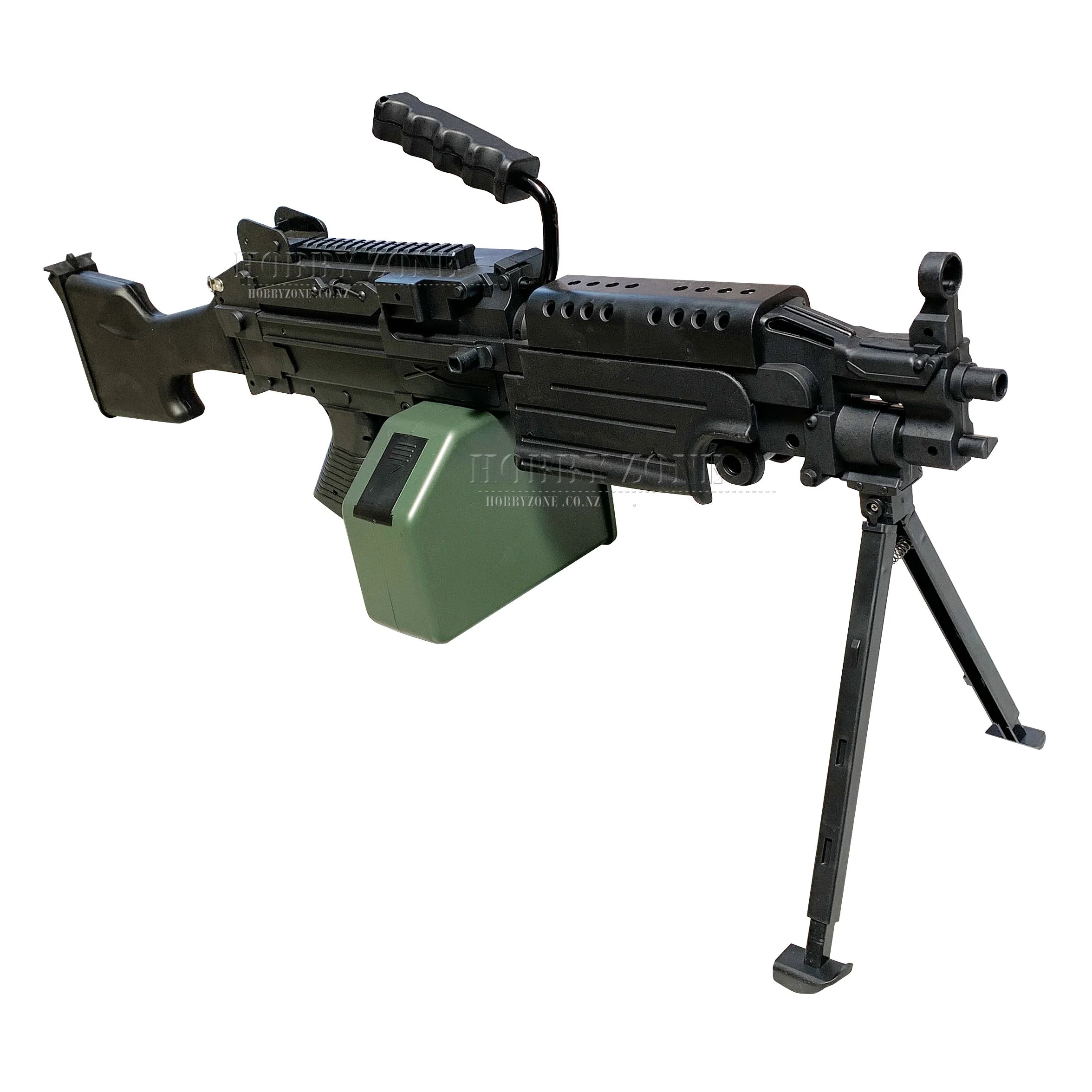 "Vanilla Pod" ZH M249 V2 Matte Black Version Gel Ball Blaster [ID Check R18 + Requires Any One Membership: Airsoft, Paintball, or NZDA] - Image 3