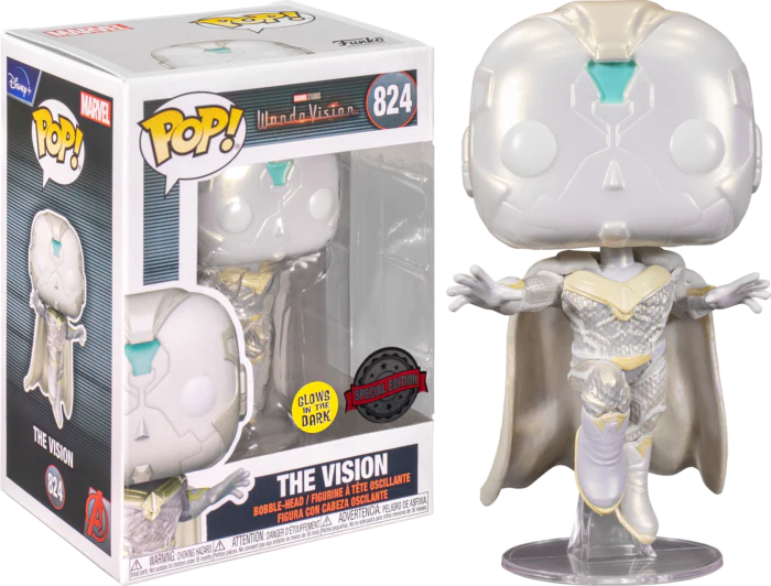 WandaVision - The Vision Glow in the Dark Pop! Vinyl Figure