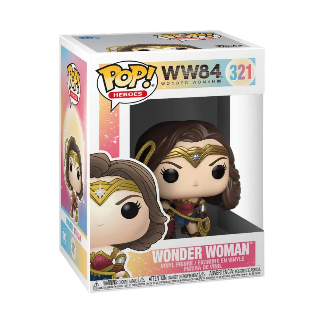 Wonder Woman 1984 – Wonder Woman with Tiara and Lasso Pop! Vinyl Figure