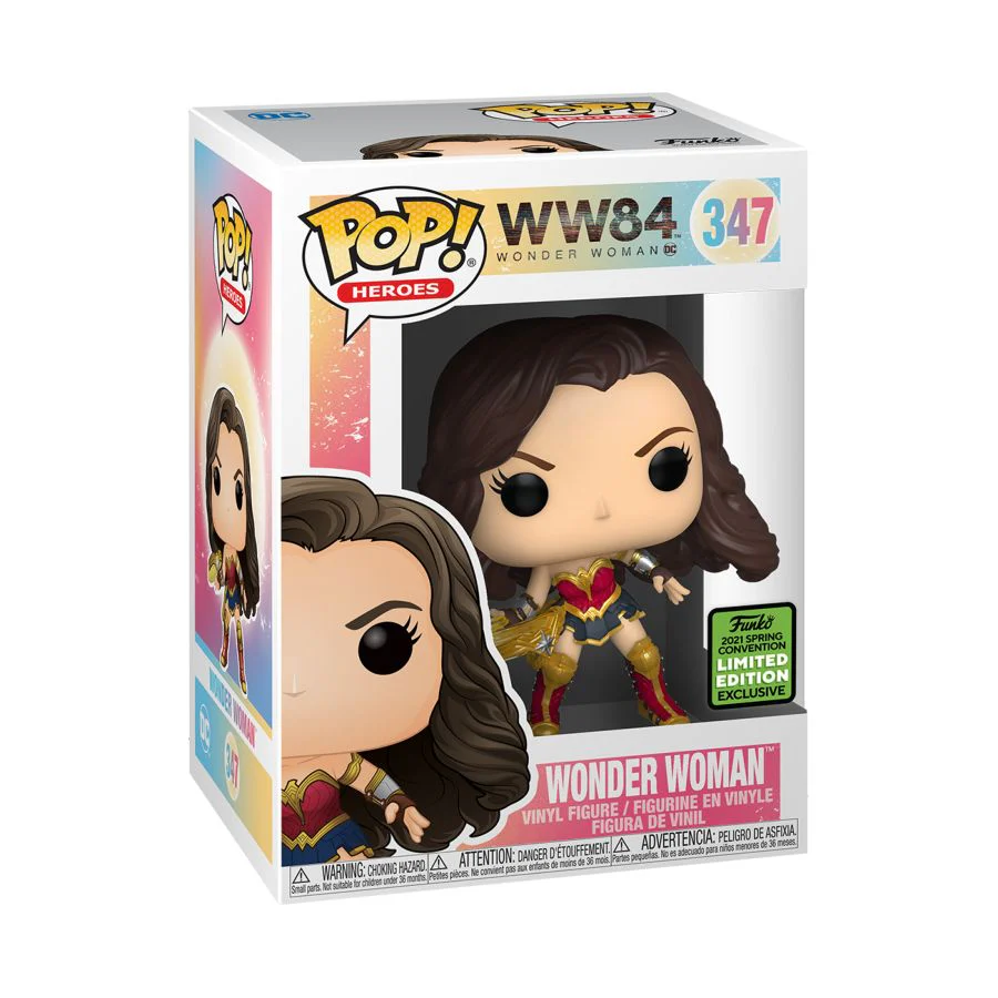 Wonder Woman - WW84 Holding Boomerang - Exclusive 2021 Spring Convention POP! Vinyl Figure