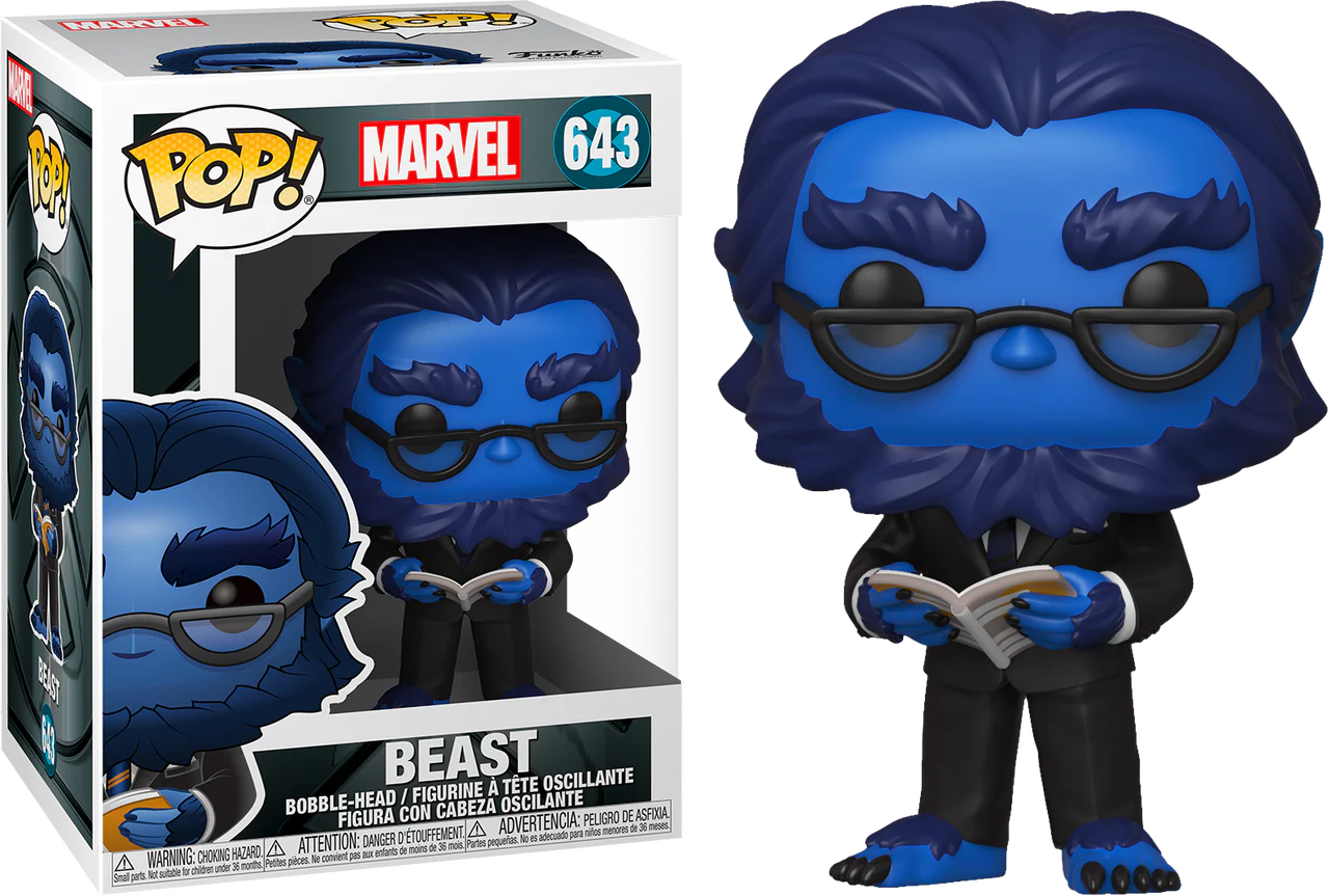 X-Men (2000) - Beast with Book - 20th Anniversary Pop! Vinyl Figure