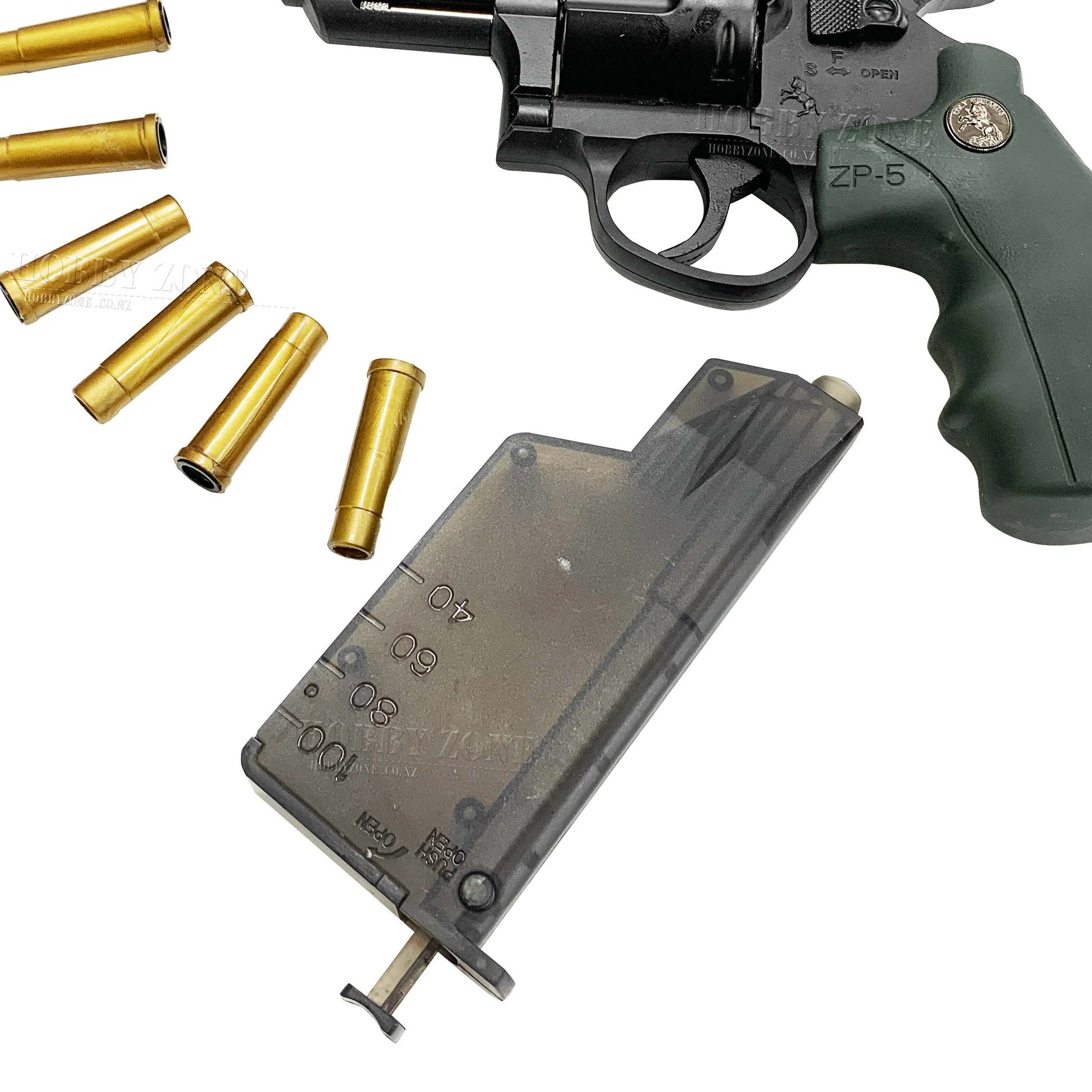 "Asparagus" XYL ZP-5 Revolver [R18 + Requires Any One Membership: Airsoft, Paintball, or NZDA] - Image 4
