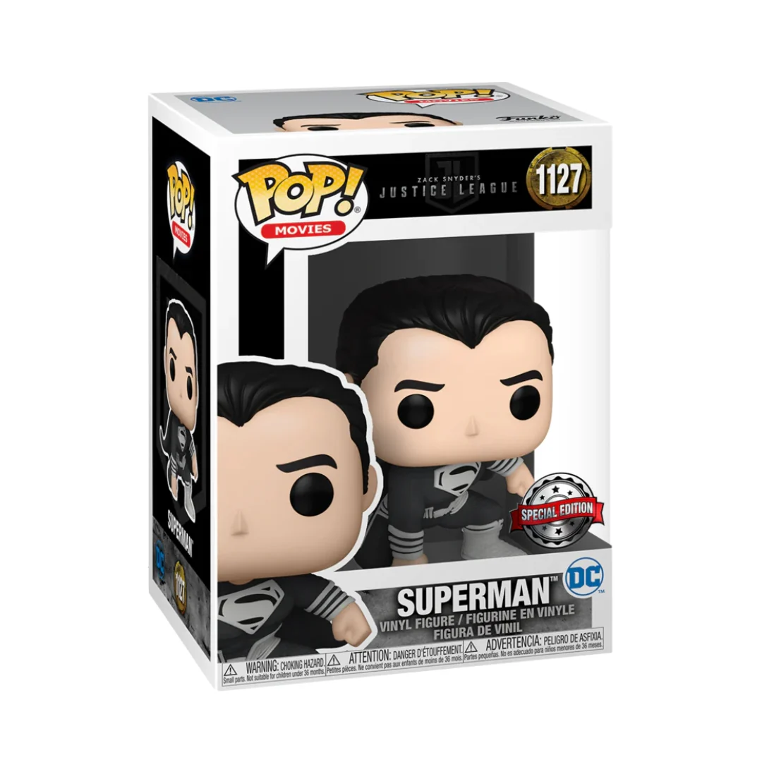 Zack Snyder’s Justice League – Resurrected Superman in Black Suit Pop! Vinyl Figure